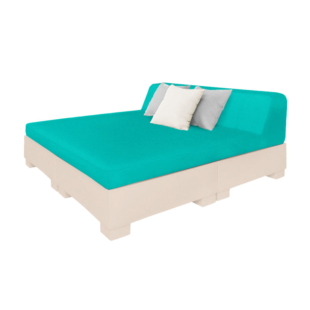 Affinity Square Sunbed w/ Backrest Cushion