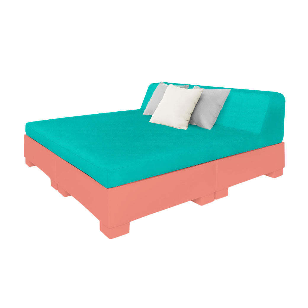 Affinity Square Sunbed w/ Backrest Cushion