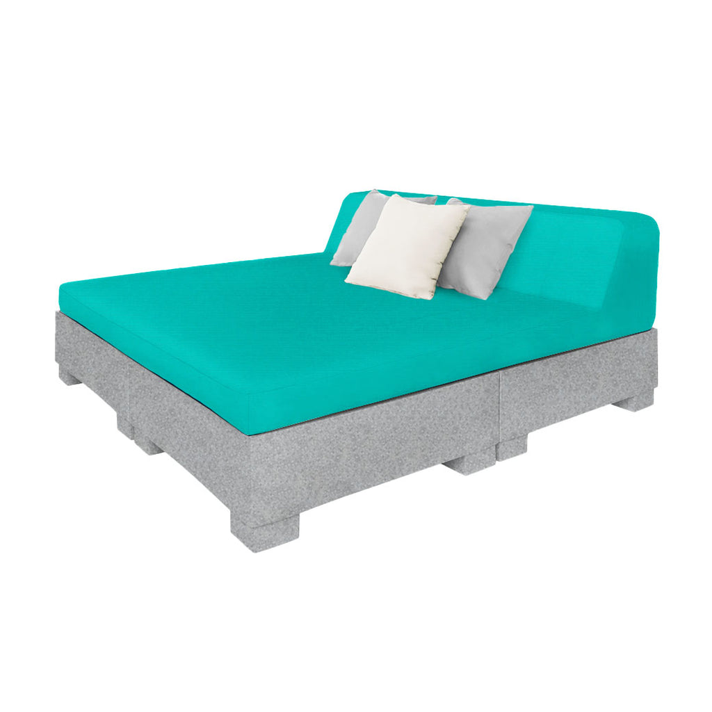 Affinity Square Sunbed w/ Backrest Cushion