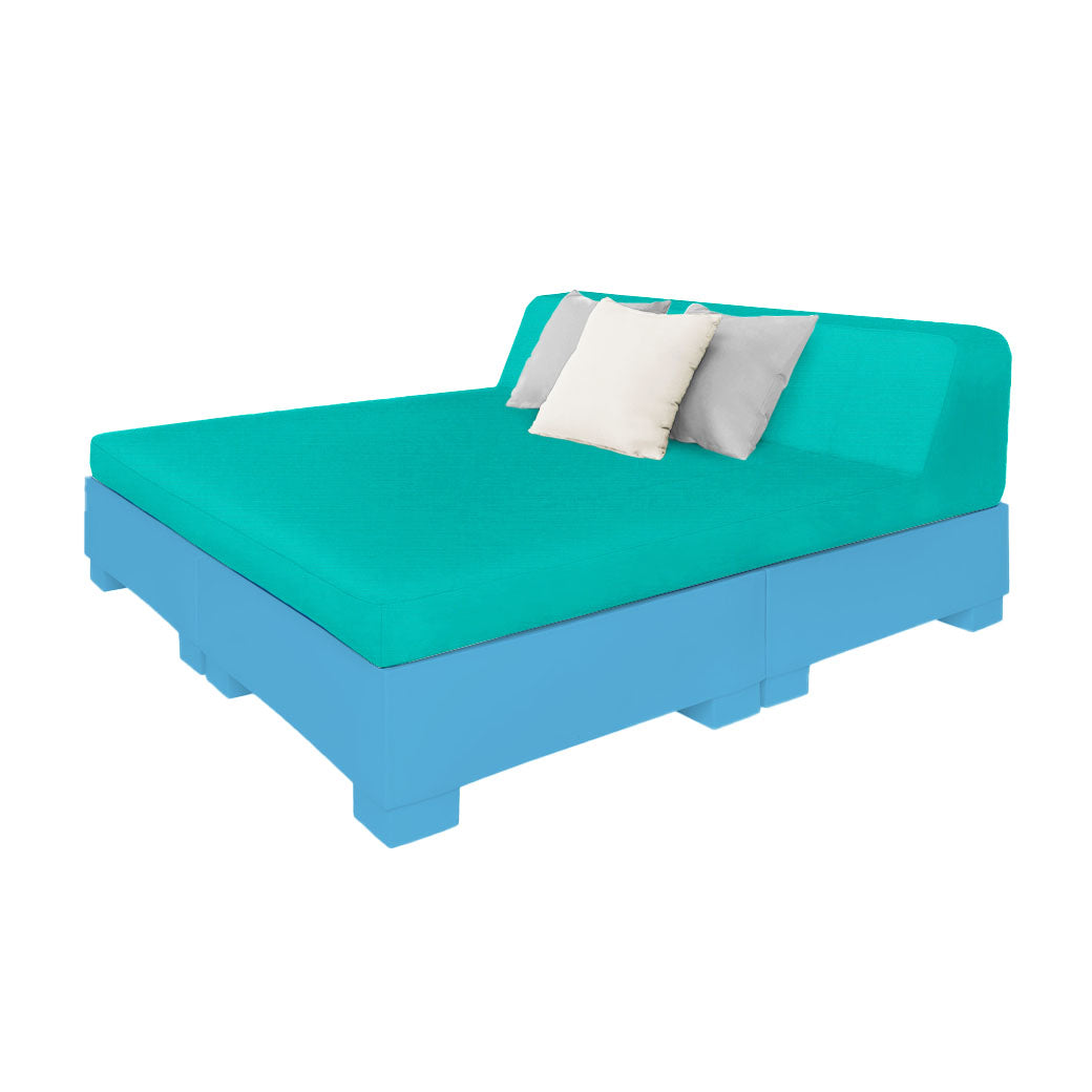 Affinity Square Sunbed w/ Backrest Cushion
