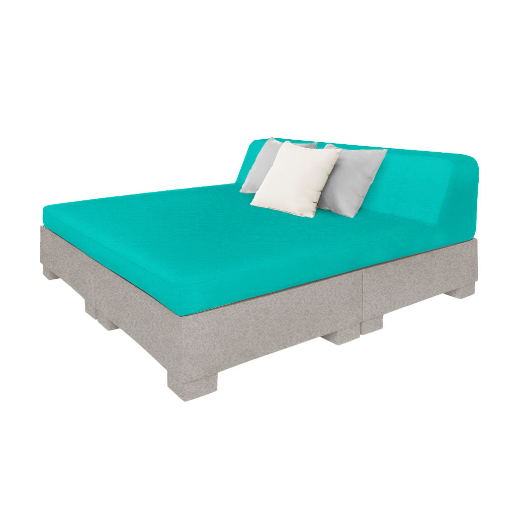 Affinity Square Sunbed w/ Backrest Cushion