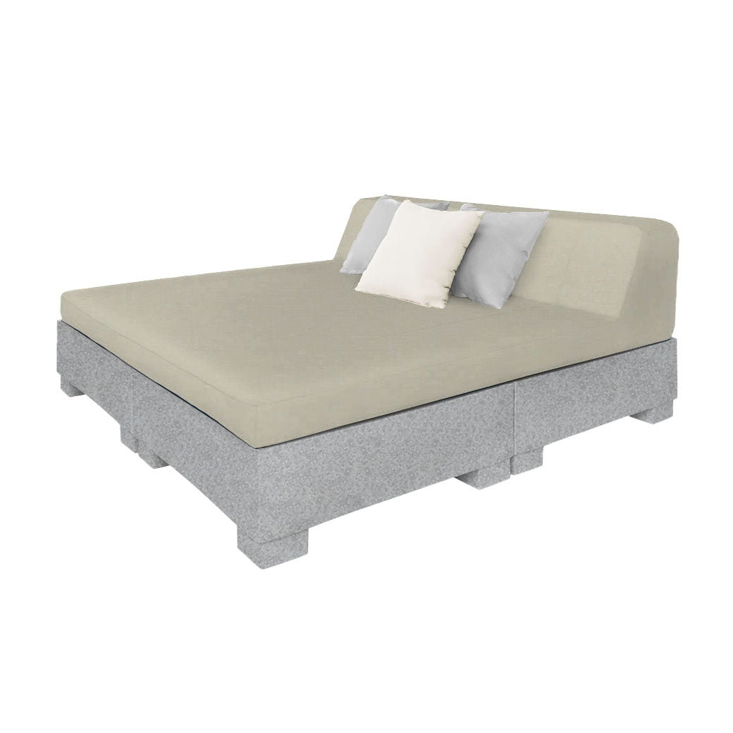 Affinity Square Sunbed w/ Backrest Cushion