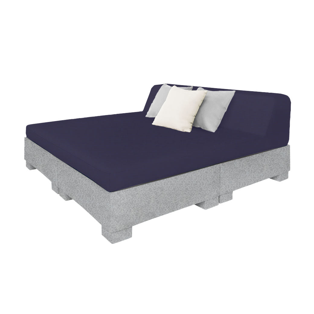 Affinity Square Sunbed w/ Backrest Cushion