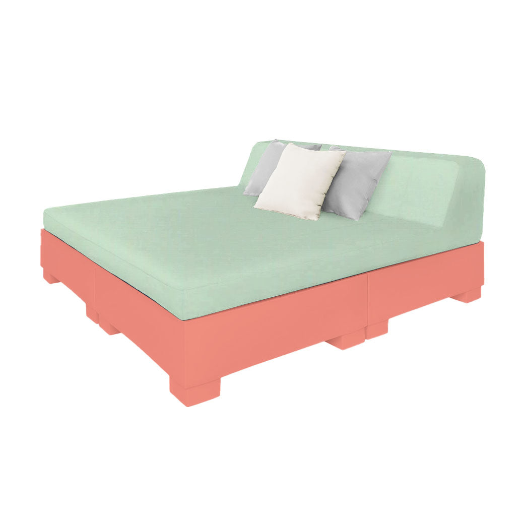 Affinity Square Sunbed w/ Backrest Cushion