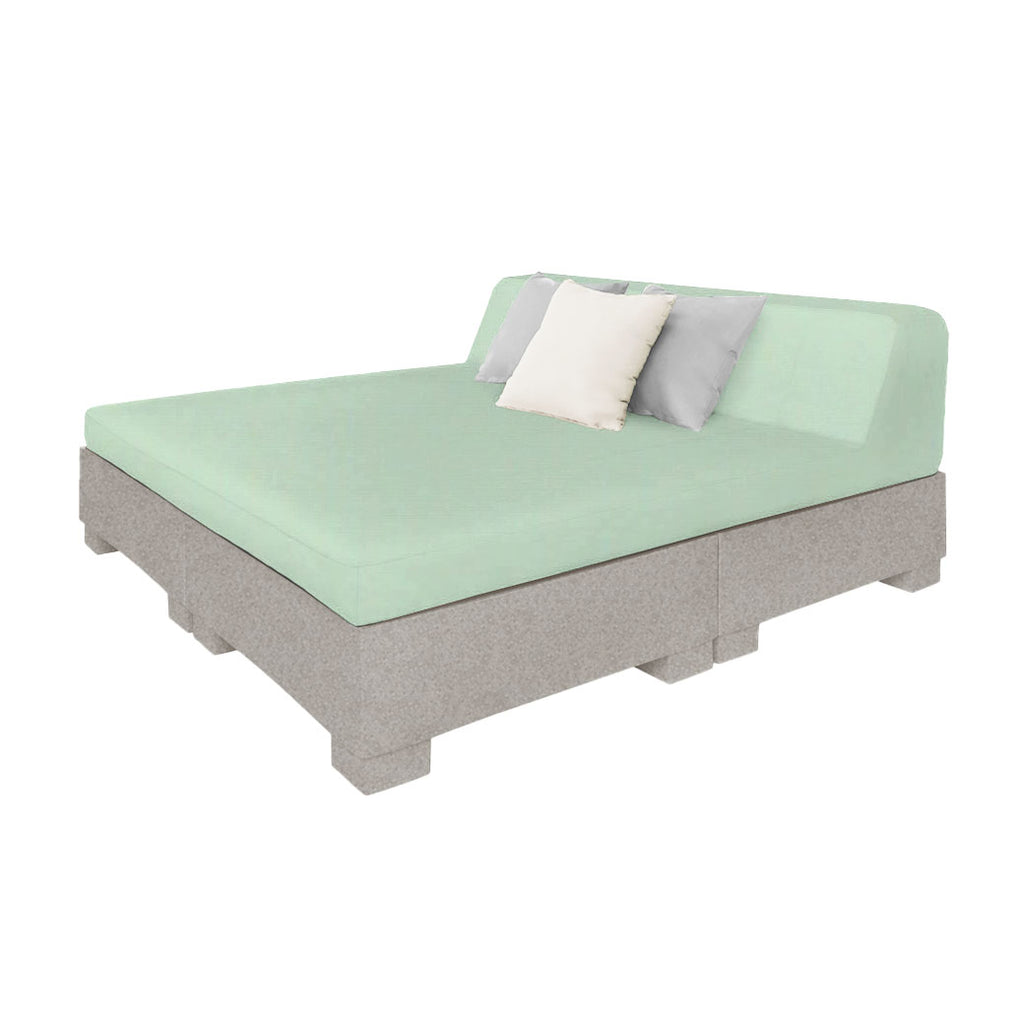 Affinity Square Sunbed w/ Backrest Cushion