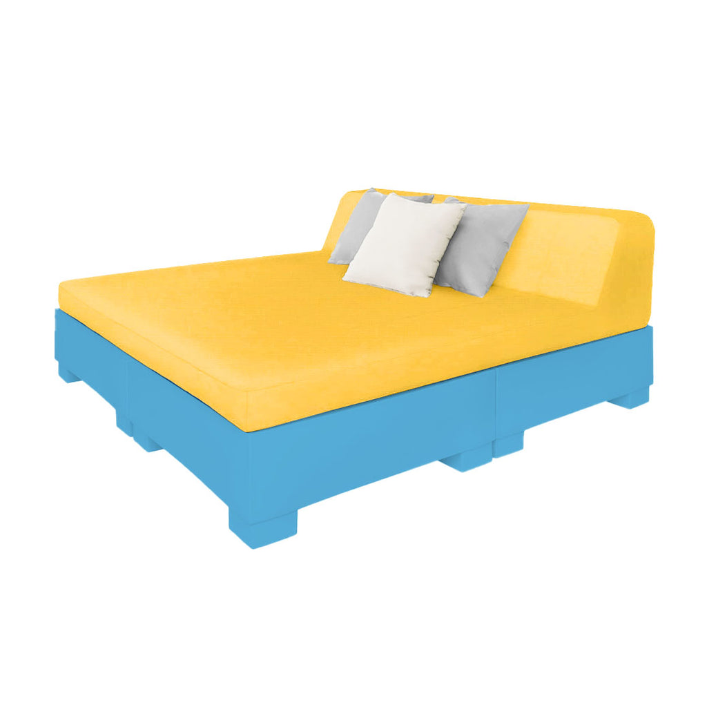 Affinity Square Sunbed w/ Backrest Cushion