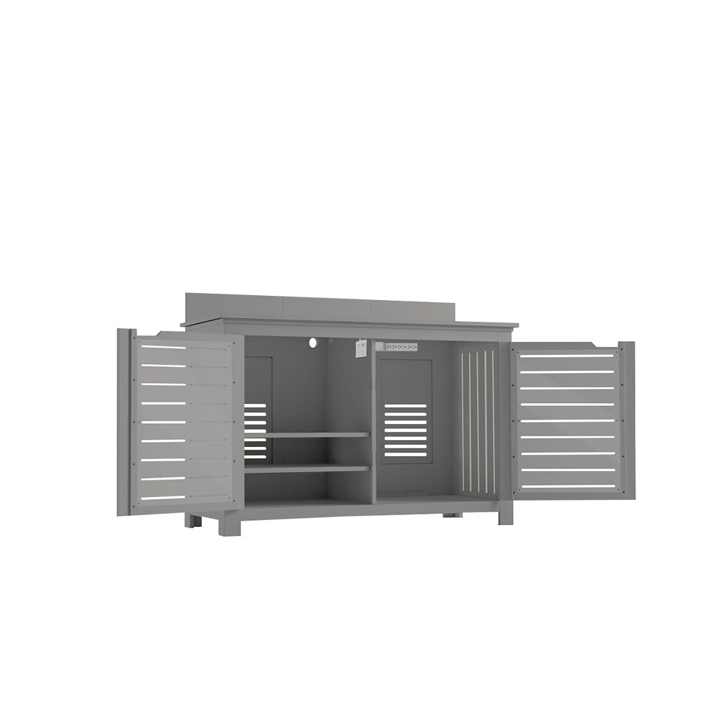 Bar Credenza No TV Mount