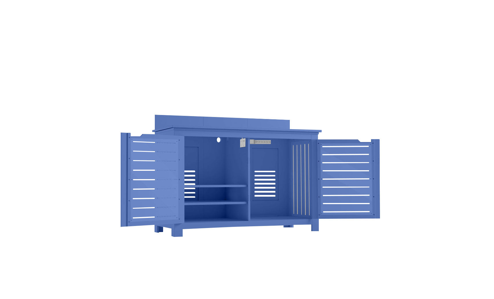 Bar Credenza No TV Mount